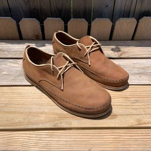 Olukai Honolulu Lace Mens 11 M Brown Leather Shoes Oxford 10200-9B21 Lace Up